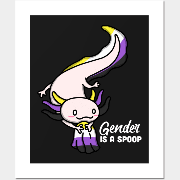 Gender Is A Spoop Wall Art by Luna Illustration